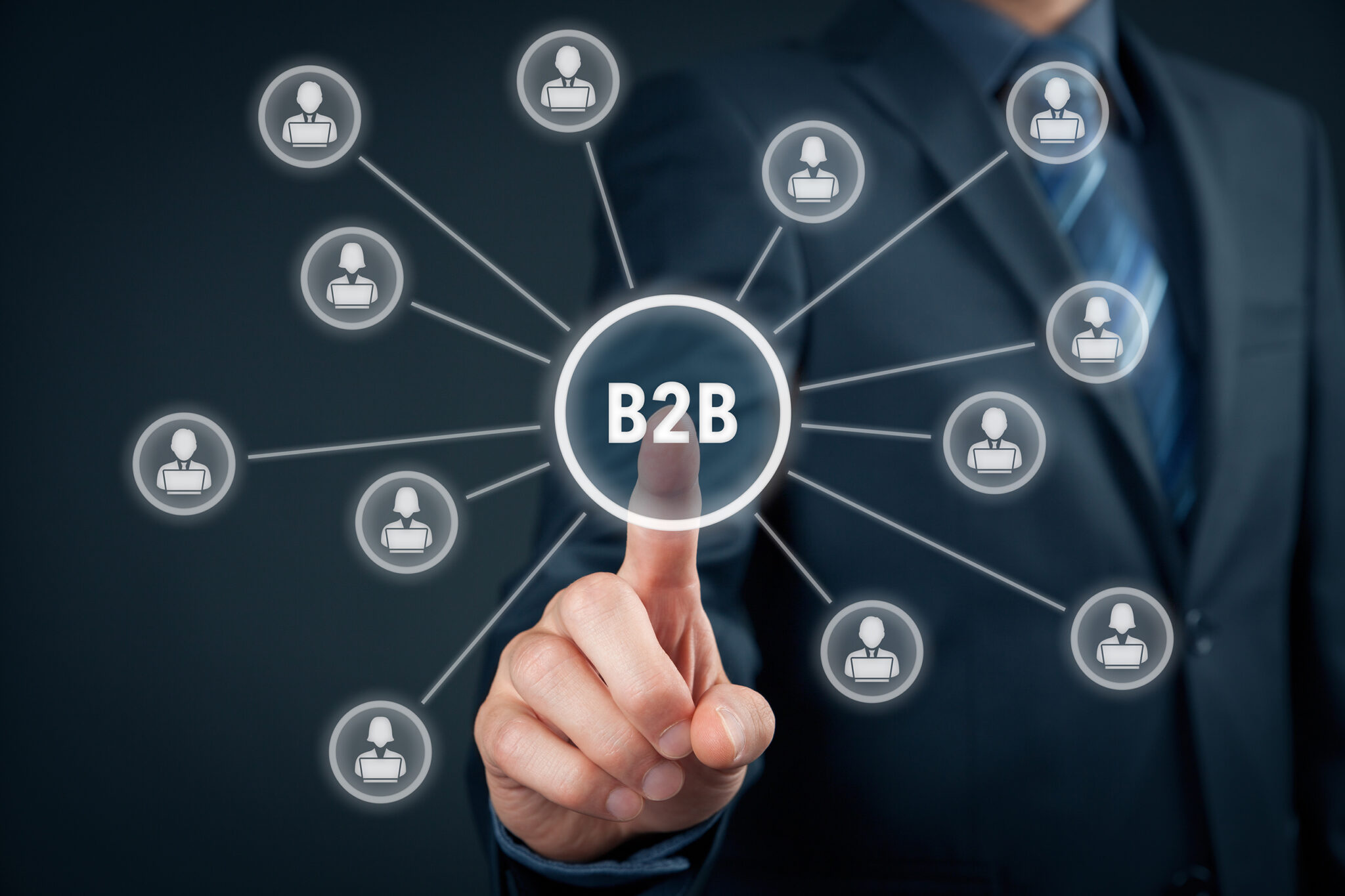 atração clientes b2b