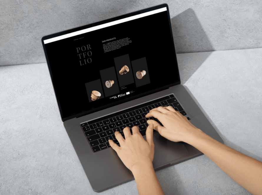 criar um site com design exclusivo